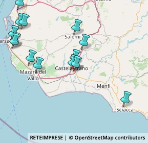 Mappa Zona artigianale C.da Strasatto, 91022 Castelvetrano TP, Italia (21.46)