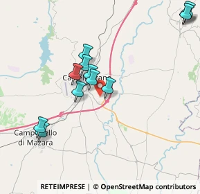 Mappa Zona artigianale C.da Strasatto, 91022 Castelvetrano TP, Italia (4.63667)