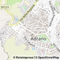 Karte Adrano