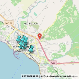 Mappa Via Diana, 91026 Mazara del Vallo TP, Italia (2.31583)