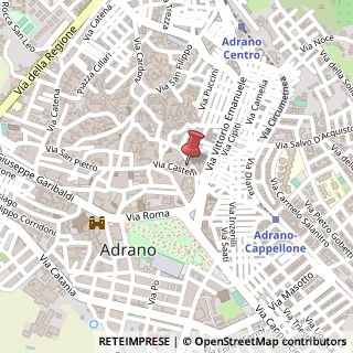 Mappa Via S. Antonino, 68, 95031 Adrano, Catania (Sicilia)