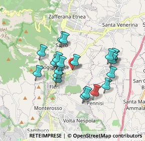 Mappa Via Armando Diaz, 95019 Zafferana Etnea CT, Italia (1.728)