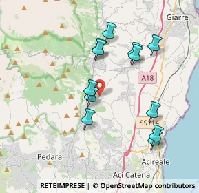 Mappa Via Armando Diaz, 95019 Zafferana Etnea CT, Italia (4.03417)