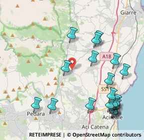 Mappa Via Armando Diaz, 95019 Zafferana Etnea CT, Italia (5.662)