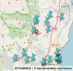 Mappa Via Armando Diaz, 95019 Zafferana Etnea CT, Italia (6.037)