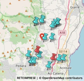 Mappa Via Armando Diaz, 95019 Zafferana Etnea CT, Italia (4.1705)