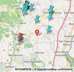 Mappa Via Pennisi Petrone, 95019 Zafferana Etnea CT, Italia (2.8565)