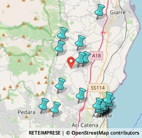 Mappa Via Pennisi Petrone, 95019 Zafferana Etnea CT, Italia (5.2775)