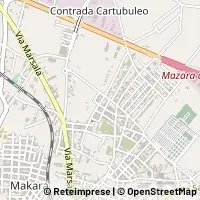 Map Mazara del Vallo