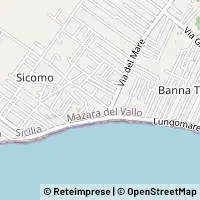 Mapa Mazara del Vallo