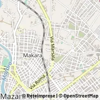 Mapa Mazara del Vallo