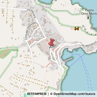 Mappa Piazza umberto i 8, 90010 Ustica, Palermo (Sicilia)