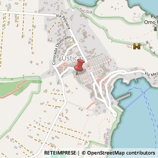 Mappa Via Refugio, 23, 4, 90010 Ustica, Palermo (Sicilia)