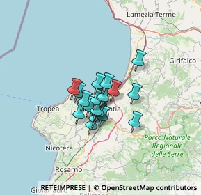 Mappa Via Provinciale per Briatico, 89900 Vibo Valentia VV, Italia (8.579)