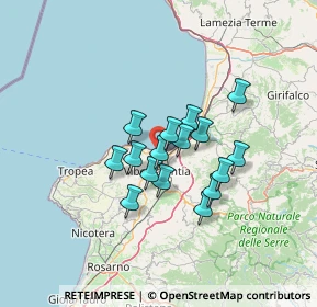 Mappa Via Provinciale per Briatico, 89900 Vibo Valentia VV, Italia (10.6)