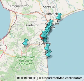 Mappa Via Cesare Beccaria, 88060 Montepaone CZ, Italia (8.58)