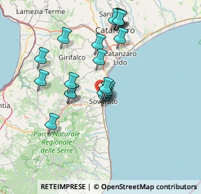 Mappa Via San Nicola, 88068 Soverato CZ, Italia (14.5605)