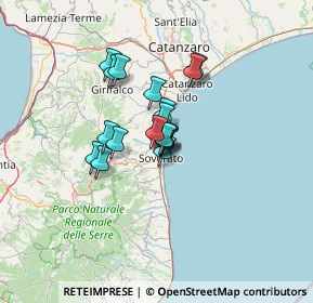 Mappa Via San Nicola, 88068 Soverato CZ, Italia (9.13667)