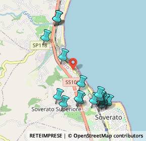 Mappa Via San Nicola, 88068 Soverato CZ, Italia (1.222)