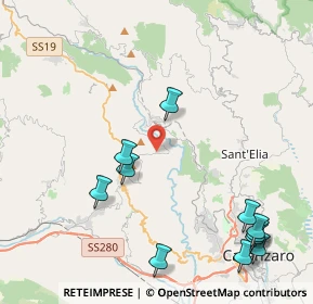 Mappa Località Soluri, 88056 Tiriolo CZ, Italia (6.07667)