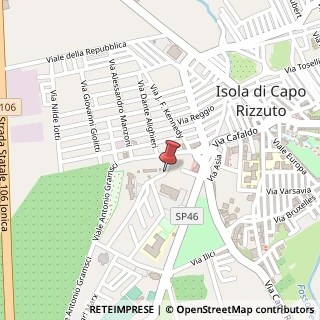 Mappa Viale De Filippo E., 2, 88841 Isola di capo Rizzuto KR, Italia, 88841 Isola di Capo Rizzuto, Crotone (Calabria)