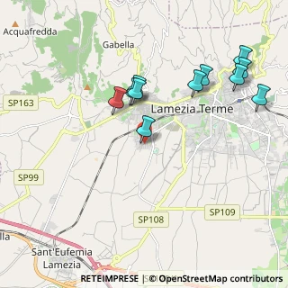 Mappa Via A. Canova, 88046 Lamezia Terme CZ, Italia (2.25545)