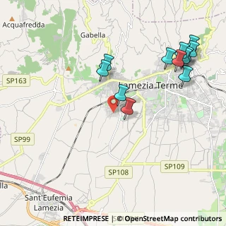 Mappa Via A. Canova, 88046 Lamezia Terme CZ, Italia (2.57583)