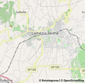 Mappa 88046 Lamezia Terme CZ, Italia (2.556)