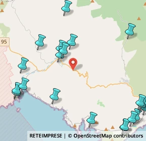 Mappa SS 195 Sulcitana, 09019 Teulada CA, Italia (6.6745)