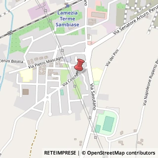 Mappa Via Coschi, 11, 88046 Lamezia Terme, Catanzaro (Calabria)