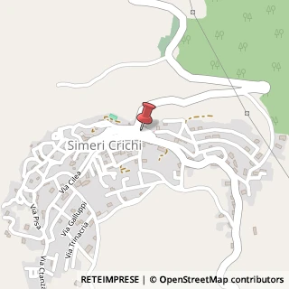 Mappa Via Cavour, 52, 88050 Simeri Crichi, Catanzaro (Calabria)