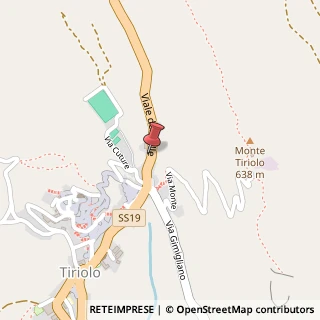 Mappa Strada Statale 19 delle Calabrie, 13, 88056 Tiriolo, Catanzaro (Calabria)
