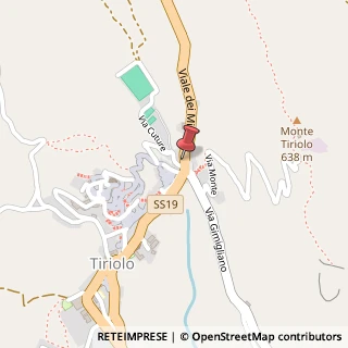 Mappa Via Cuture, 1, 88056 Tiriolo, Catanzaro (Calabria)