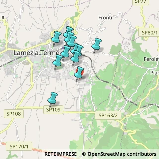 Mappa Via Severino Boezio, 88046 Lamezia Terme CZ, Italia (1.69)