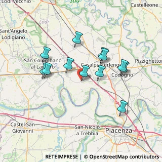 Mappa Via Grossi Senatore Angelo, 26856 Senna Lodigiana LO, Italia (6.56583)