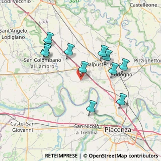 Mappa Via Grossi Senatore Angelo, 26856 Senna Lodigiana LO, Italia (7.26636)