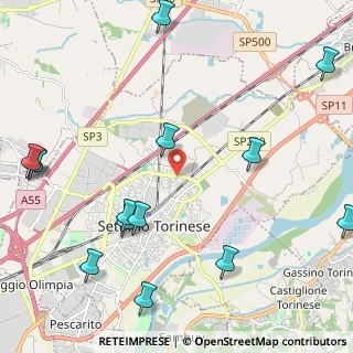 Mappa Via Gottardo, 10036 Settimo Torinese TO, Italia (2.91143)