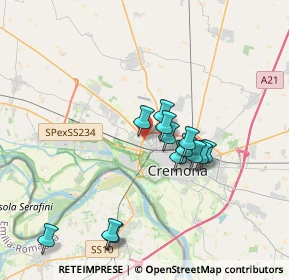 Mappa Via Castelchiaro, 26100 Cremona CR, Italia (3.15846)