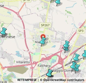 Mappa Via Cuorgnè, 10072 Mappano TO, Italia (3.31563)