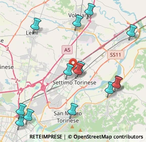 Mappa Via Rabellotto, 10036 Settimo Torinese TO, Italia (4.93714)