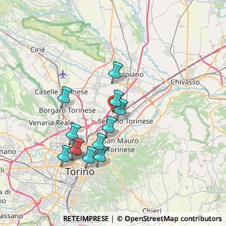 Mappa Via Vittime delle Foibe, 10036 Settimo Torinese TO, Italia (6.85167)