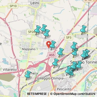 Mappa Via Leiny, 10036 Settimo Torinese TO, Italia (2.42722)