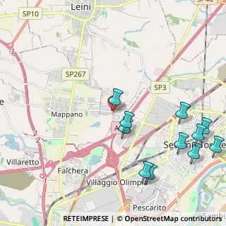 Mappa Via Leiny, 10036 Settimo Torinese TO, Italia (2.56182)