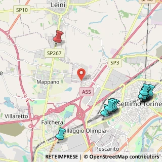 Mappa Via Leiny, 10036 Settimo Torinese TO, Italia (3.03133)