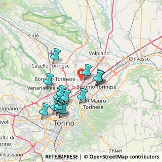 Mappa Via Leiny, 10036 Settimo Torinese TO, Italia (6.77824)