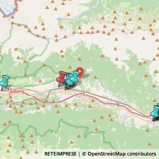 Mappa Frazione Roccaforte, 10050 Chianocco TO, Italia (5.24615)