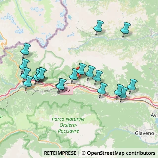 Mappa Frazione Roccaforte, 10050 Chianocco TO, Italia (8.3295)