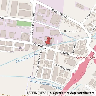Mappa Via Leinì, 148/N, 10036 Settimo Torinese, Torino (Piemonte)