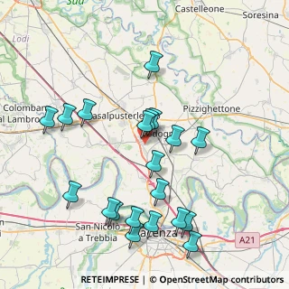 Mappa Via Emilia, 26861 Codogno LO, Italia (8.419)