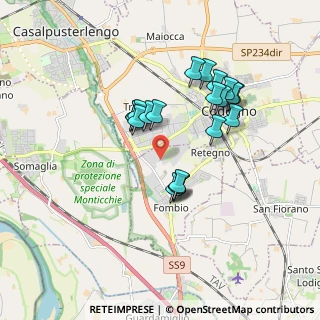 Mappa Via Emilia, 26861 Codogno LO, Italia (1.5395)